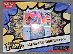 6x Pokemon TCG Ascended Heroes Mega Feraligatr Ex Box - Brand New & Sealed - Image 3