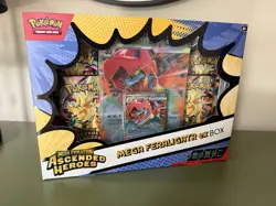 Pokemon TCG: Mega Evolution Ascended Heroes Mega Feraligatr Ex Box -New & Sealed - Image 1