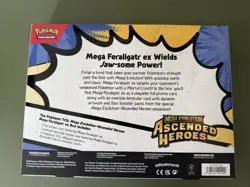 Pokemon TCG: Mega Evolution Ascended Heroes Mega Feraligatr Ex Box -New & Sealed - Image 2