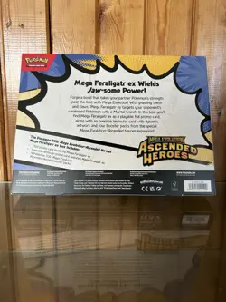 Pokemon TCG ASCENDED HEROES Mega Feraligatr EX Box New And Sealed - Image 2