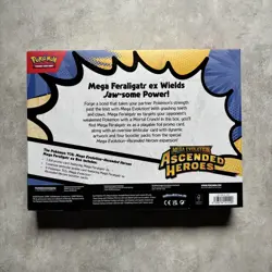 Pokemon TCG Mega Evolution Ascended Heroes Mega Feraligatr EX Box *NEW & SEALED* - Image 3