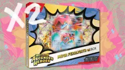 Pokemon Mega Evolution Ascended Heroes Feraligatr ex Box NEW SEALED LOT OF 2 - Image 1