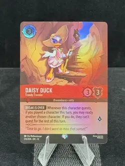 Disney Lorcana-Wilds Unknown-Daisy Duck-Trendy Traveler-#216-Epic-M/NM - Image 4
