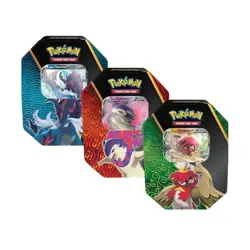 3 x Divergent Powers Tin Collection POKEMON TCG FACTORY SEALED **Fusion Strike** - Image 1