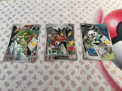 First Partner Illustration Collection Series 2 Unova Gen 5 set of 3 Pokemon TCG - Image 1