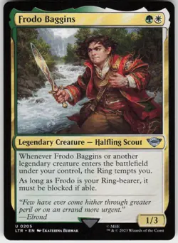 Frodo Baggins 205 MTG Normal Universes Beyond: The Lord of the Rings: Tales of M - Image 1