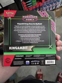 Pokemon TCG: Shrouded Fable Kingambit Illustration Collection Sealed Box - Image 2