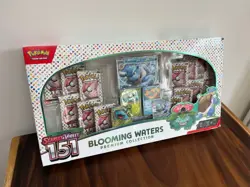 151 Blooming Waters Premium Collection Box Pokemon TCG Brand New/Sealed - Image 1