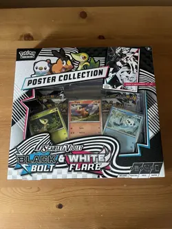 Pokemon TCG S&V Black Bolt Poster collection New Sealed - Image 1
