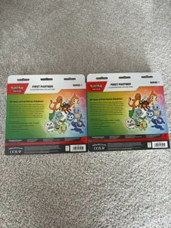 Pokemon TCG First Partner Illustration Collection Series 1 Booster Boxes x2 - Image 3