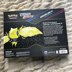 Pokemon TCG Sword & Shield Crown Zenith Collection REGIELEKI V - Factory Sealed - Image 2