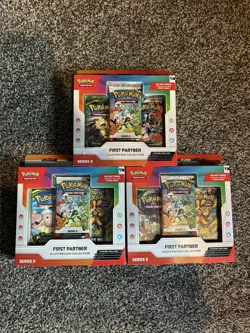 Pokemon TCG First Partner Illustration Collection Series 2 | x3 Brand New - Image 1