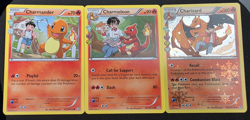 Pokemon TCG Radiant Collection Holo Charmander Charmeleon Charizard RC3-5 2016 - Image 1