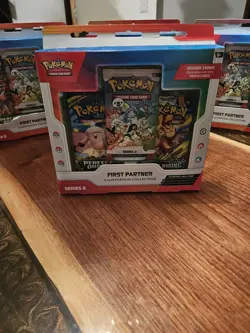 Pokemon TCG First Partner Illustration Collection Series 2 Promo 2 Packs 3 Cards - Image 1