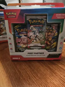 Pokemon TCG First Partner Illustration Collection Series 2 Promo 2 Packs 3 Cards - Image 2