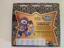 Pokemon TCG Shining Fates Mad Party Pin Collection Box Galarian MR.RIME - Sealed - Image 2