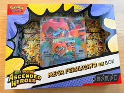 Pokemon TCG Mega Feraligatr ex Box Sealed – Ascended Heroes Collection Box - Image 1