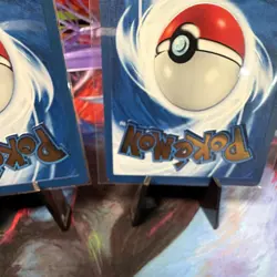 Pokemon TCG Base Set Holo 2-Card Lot - Charizard 4/102, Pikachu metal cards - Image 4