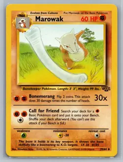 Marowak Jungle #39/64 Uncommon Pokemon Card - Image 1