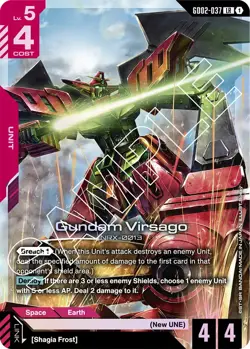 Gundam Card Game GD02 - Gundam Virsago (GD02-037 LR) - Image 1