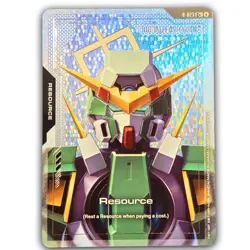 GUNDAM CARD GAME RESOURCE CARD - GUNDAM DYNAMES (R-023 C+) FOIL - GD03 - Image 1
