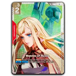 GUNDAM CARD GAME GD01-111 R+ (SP) BATTLE OF THE ACES - SPR+ (GD03 STEEL REQUIEM) - Image 1