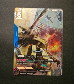 GUNDAM CARD GAME GD03-002 LR+ THE-O - STEEL REQUIEM - Image 1