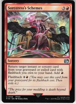 Sorceress's Schemes 159 MTG Normal FINAL FANTASY - Image 1
