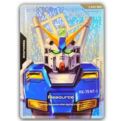 GUNDAM CARD GAME RESOURCE CARD - GUNDAM NT-1 (R-020 C+) FOIL - GD03 - Image 1