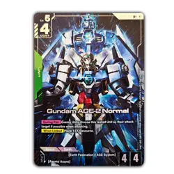 GUNDAM CARD GAME GD03-019 GUNDAM AGE-2 NORMAL (LR+) FOIL - STEEL REQUIEM - Image 1