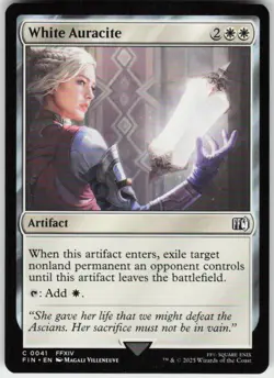 White Auracite 41 MTG Normal FINAL FANTASY - Image 1