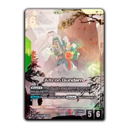 GUNDAM CARD GAME GD03-018 ALTRON GUNDAM (LR+) FOIL CARD - STEEL REQUIEM - Image 1