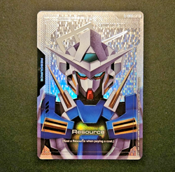 GUNDAM CARD GAME RESOURCE CARD - GUNDAM EXIA R-026 C+ FOIL - GD03 STEEL REQUIEM - Image 1