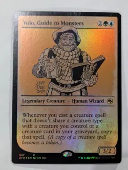 Volo, Guide to Monsters (Showcase) Adventures in the Forgotten Realms Foil - MTG - Image 1