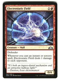 Electrostatic Field 97 Uncommon Guilds of Ravnica Magic: The Gathering LP - Image 1