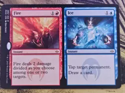 Fire // Ice 225 Common Ultimate Masters Magic: The Gathering Lightly Played - Image 1