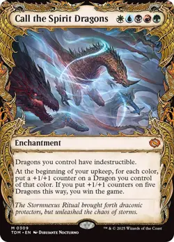 MTG Call the Spirit Dragons Showcase - Tarkir: Dragonstorm #309 - Image 1