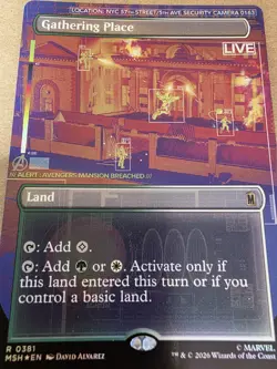 Gathering Place - Foil (Borderless) Marvel Super Heroes - Mtg - Image 1