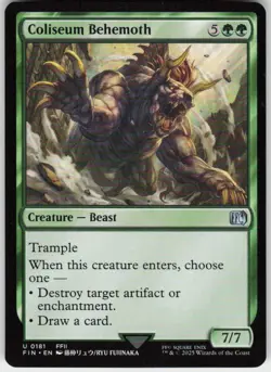 Coliseum Behemoth 181 MTG Normal FINAL FANTASY - Image 1
