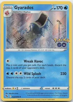 Gyarados 022/078 Pokemon GO Pokemon - Image 1