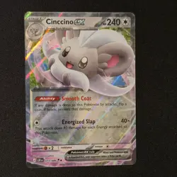 Cinccino ex 073/086 Me04: Chaos Rising Holo Pokemon Double Rare TCG - Image 1