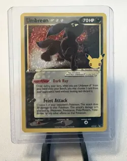 Pokemon TCG Umbreon 17/17 POP Series 5 Holo Rare English 2007 70 HP - Image 1