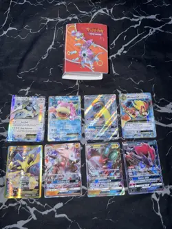 Pokemon TCG 8-Card Holo Lot EX/GX Lugia Slowbro Gumshoos Steam Siege - Image 1