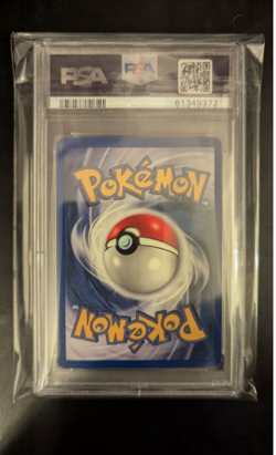 PSA 8 NM-MT 2000 1ST EDITION ROCKET POKEMON MEOWTH 62/82 #82 WOTC THICK STAMP !! - Image 4