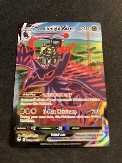 Corviknight VMAX TG19/TG30 Silver Tempest Trainer Gallery Full Art NM Pokemon - Image 2