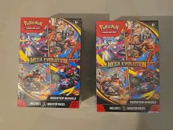 New Pokemon TCG: Mega Evolution Booster Bundles Factory Sealed - Lot of 2 - Image 1