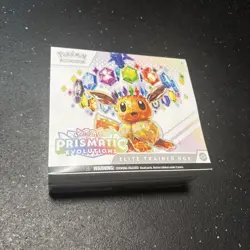 Pokemon Prismatic Evolutions Elite Trainer Box ETB Sealed - Image 1
