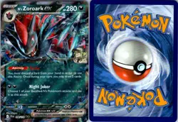 N'S ZOROARK EX 098/159 DOUBLE RARE JOURNEY TOGETHER POKEMON NM/M - Image 3