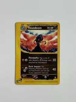 Pokemon TCG Houndoom 15/147 Aquapolis Non-Holo E-Reader - Image 1