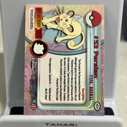 Pokemon Topps Chrome Persian #53 Spectra Holo - Image 2